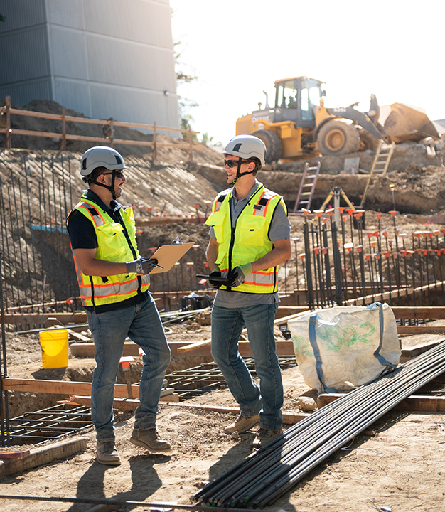 project managers on site